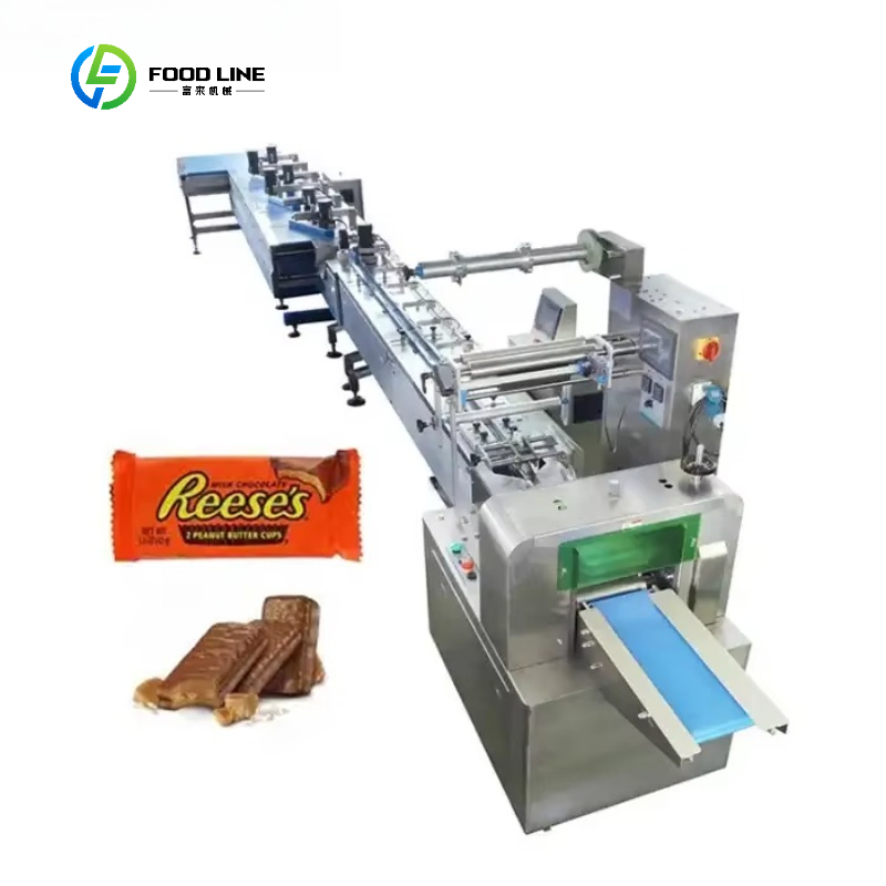 Protein Bar - Экономичная автоматическая горизонтальная упаковочная линия для