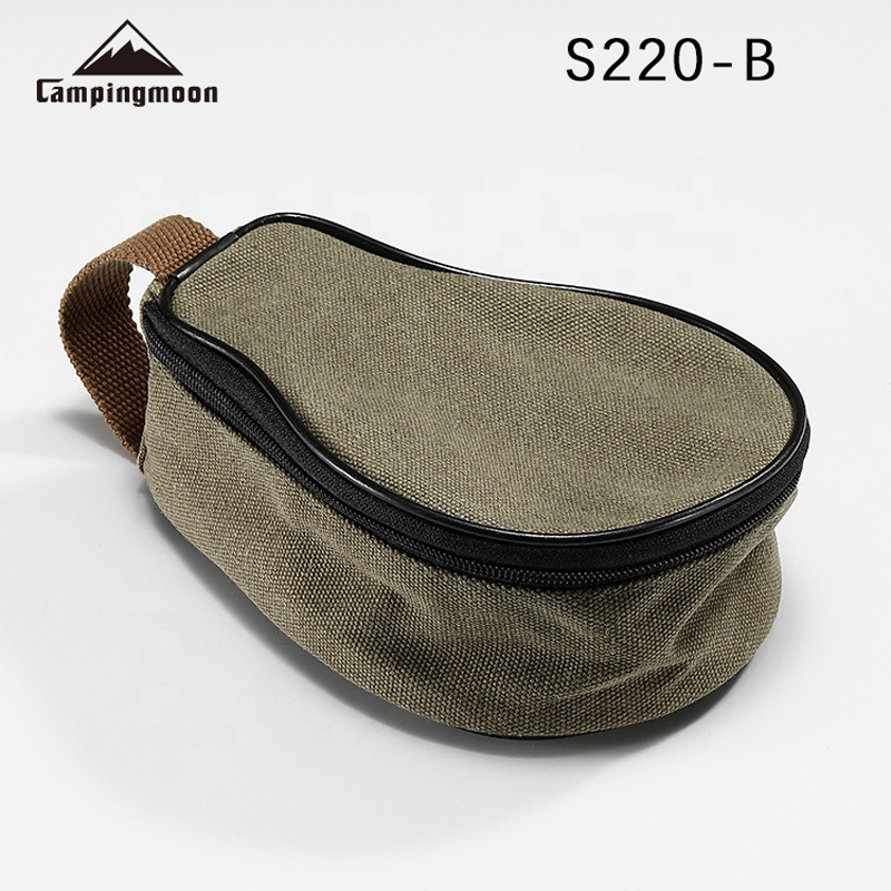 Food Snacks Delivery - CAMPINGMOON S220-B Холщовая мини-сумка 21x15x9 см