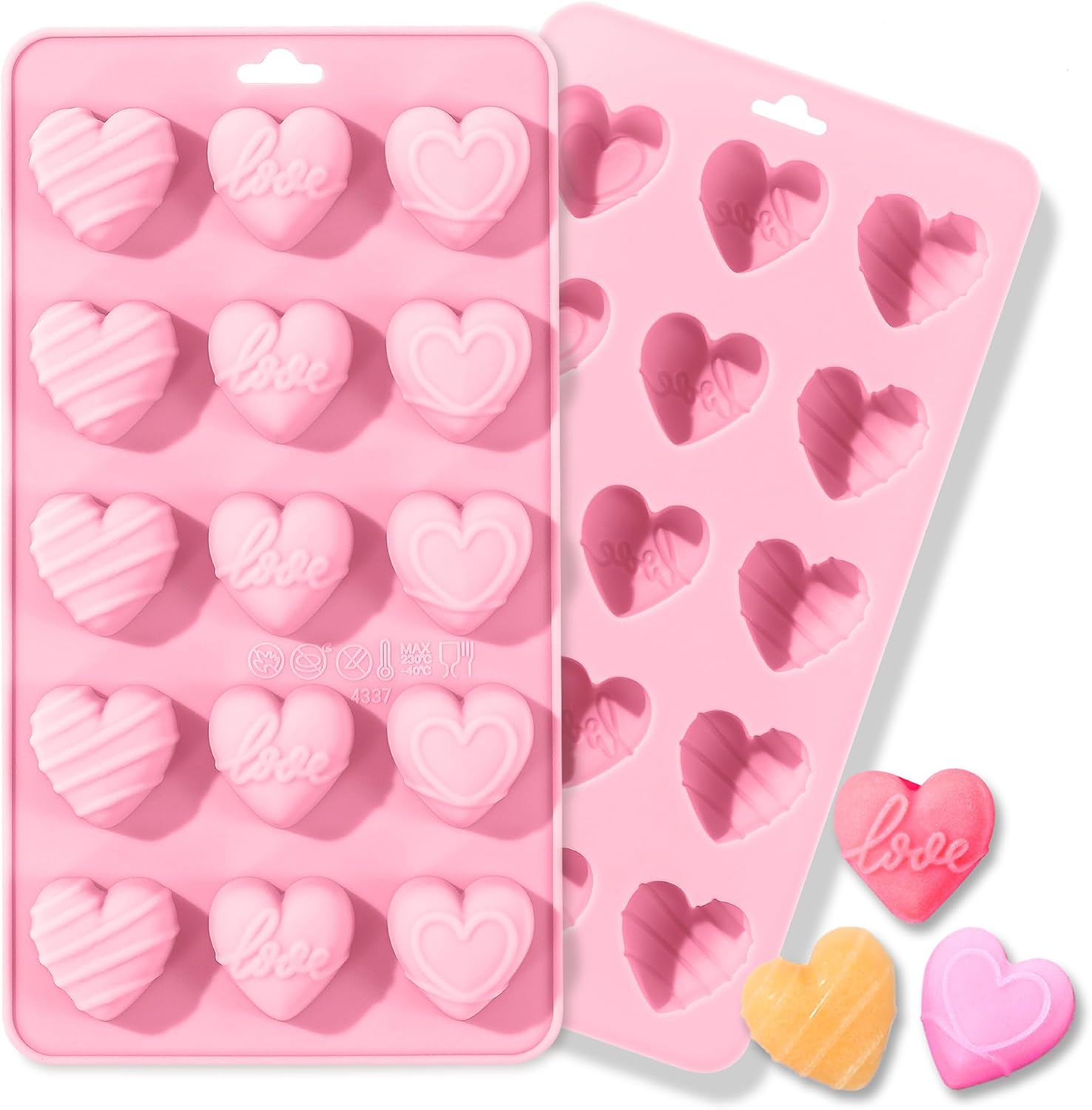 Gummy Candy - Силиконовые формы для сердечек, форма для
