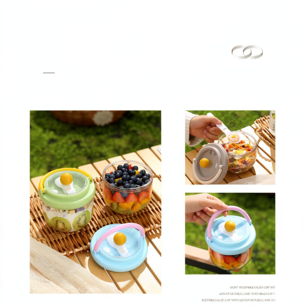 Healthy Snacks Food - Стильный портативный контейнер для салата с